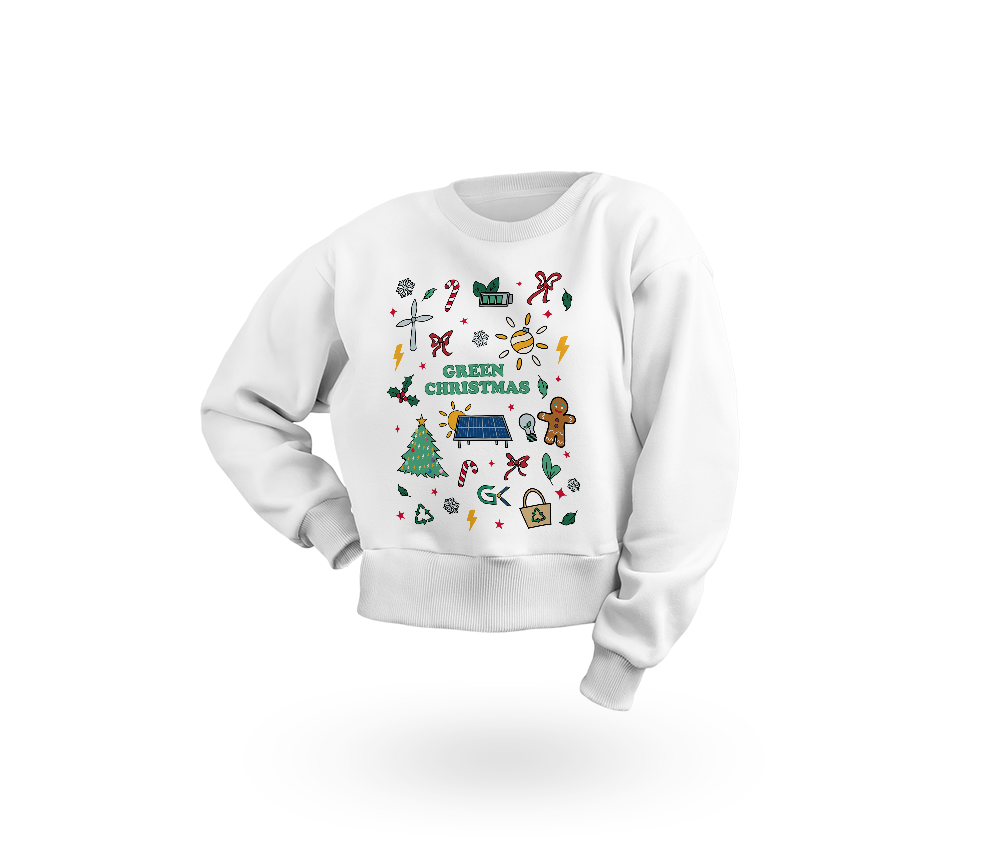 Sweat shirt green christmas