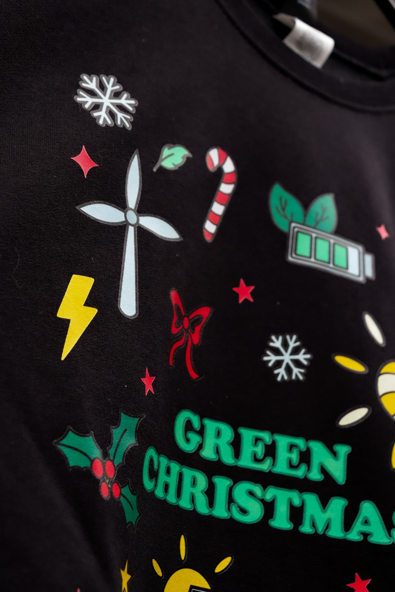 Sweat shirt green christmas