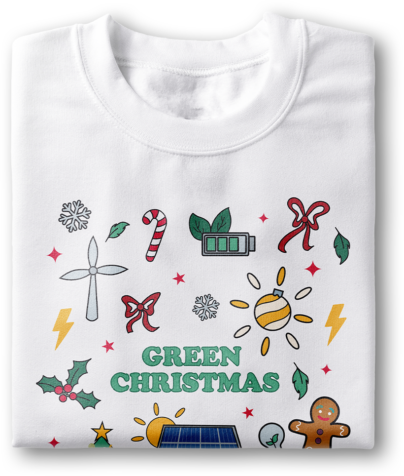 Sweat shirt green christmas