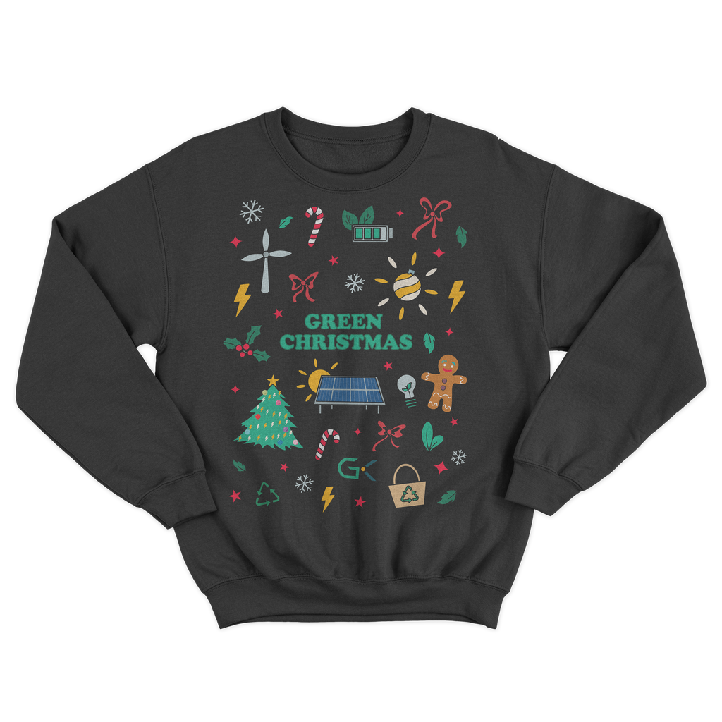 Sweat shirt green christmas